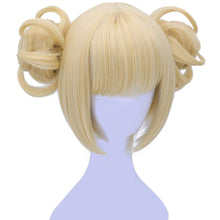 将图片加载到图库查看器，Morvally Short Blonde Himiko Toga Cosplay Wigs for Women Girls Kids